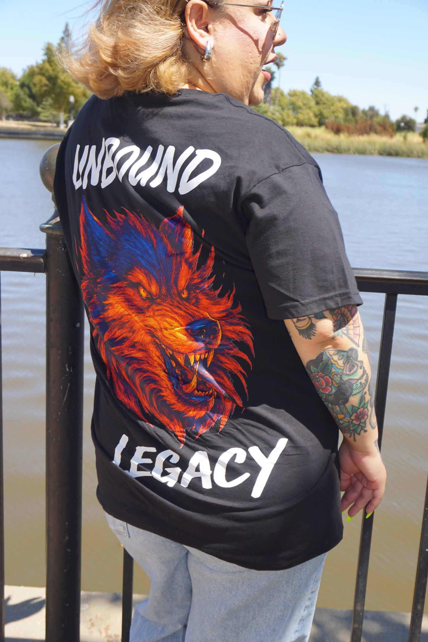 Blazing Wolf Tee